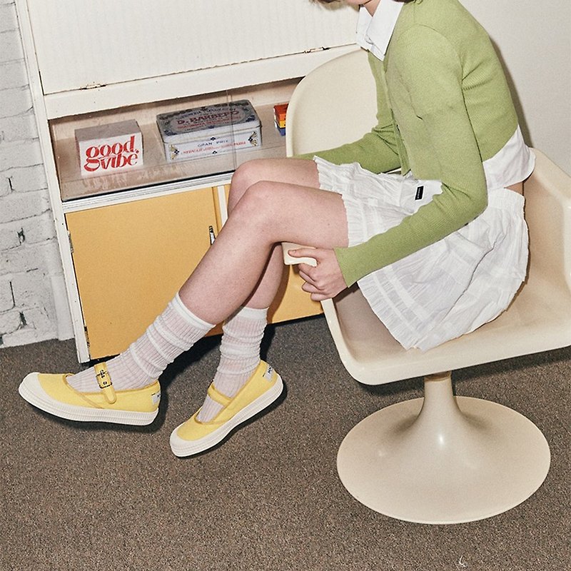 PRE-ORDER 韓國人手製 MACMOC Doongri 運動鞋 Yellow - 女款皮鞋 - 其他材质 