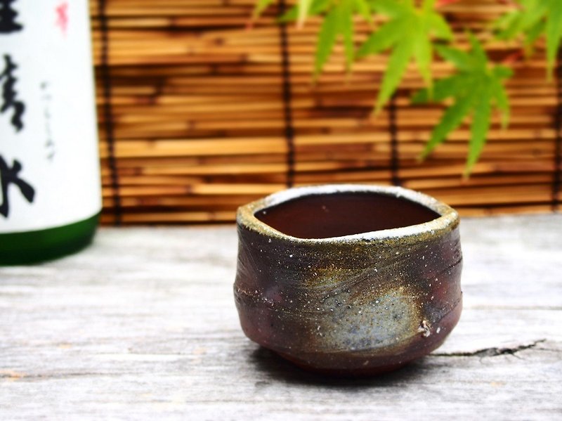 備前焼 ぐい呑み　gi-141 - 花瓶/陶器 - 陶 咖啡色