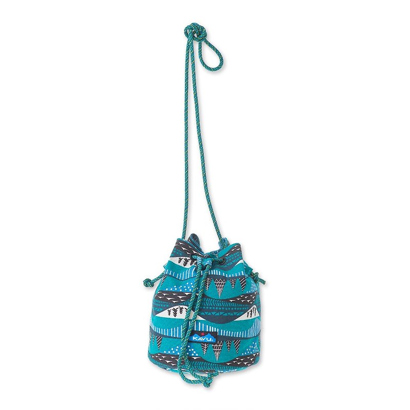 【西雅图 KAVU】Bucket Bag 休闲侧背包 冬日景色 #9102 - 手拿包 - 聚酯纤维 多色