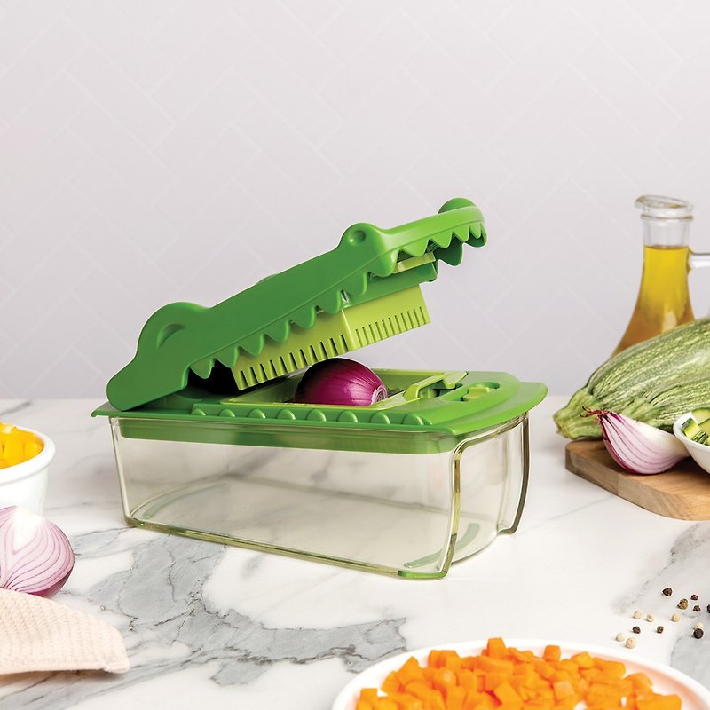 【圣诞礼物】OTOTO  鳄鱼蔬果调理器 - 厨房用具 - 其他材质 绿色