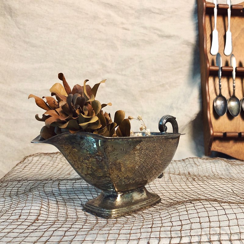 美国早期镀银酱料壶 gravy bowl - 厨房用具 - 银 