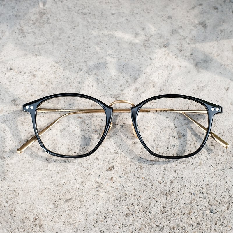 超轻复古中金 钛金属眼镜 镜框 钛鼻垫  - 眼镜/眼镜框 - 其他材质 黑色