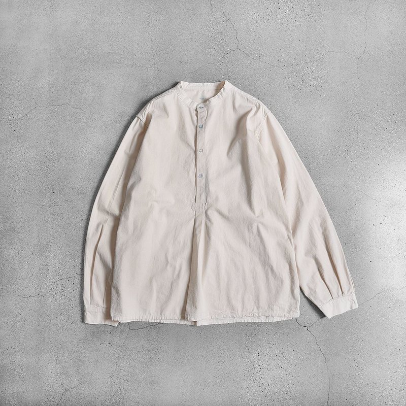 保加利亚军队衬衫Pullover Shirt / Vintage 古着 / 欧洲军装 - 其他 - 棉．麻 白色