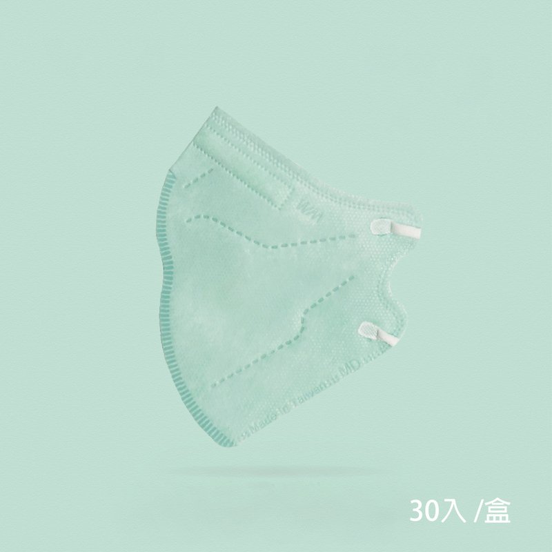 台湾制 3D立体医疗口罩(30入) 水空绿l THG兆鼎生医 - 口罩 - 其他人造纤维 绿色