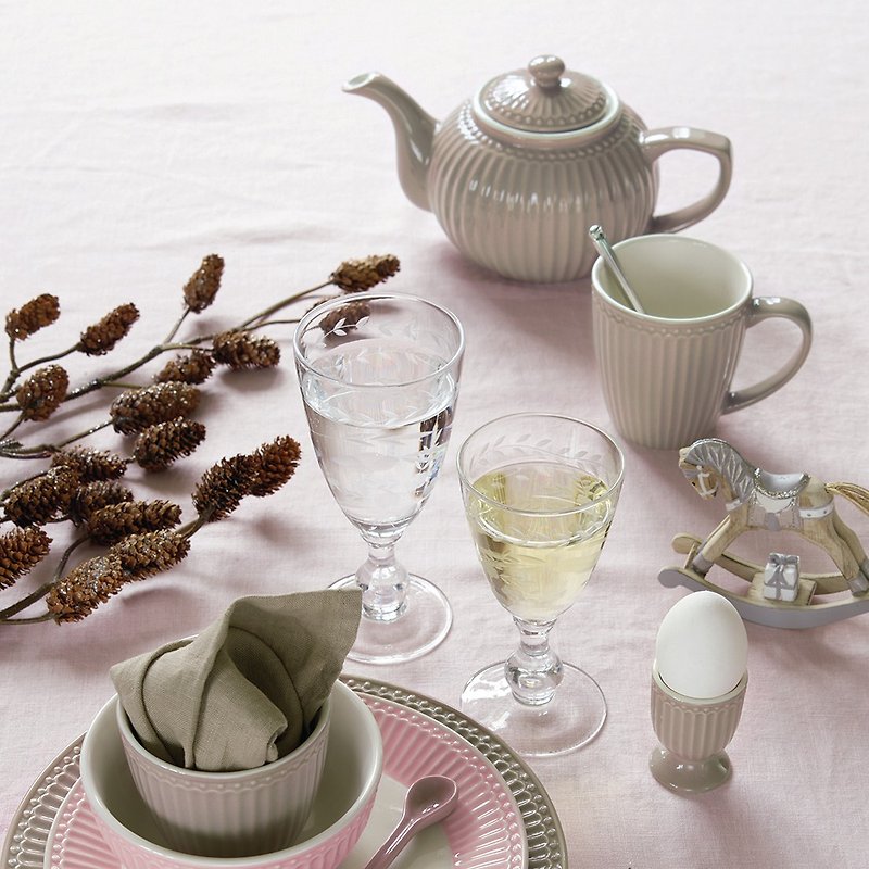 丹麦GreenGate Alice warm 茶壶 / 水瓶 / 共4款 - 茶具/茶杯 - 瓷 卡其色