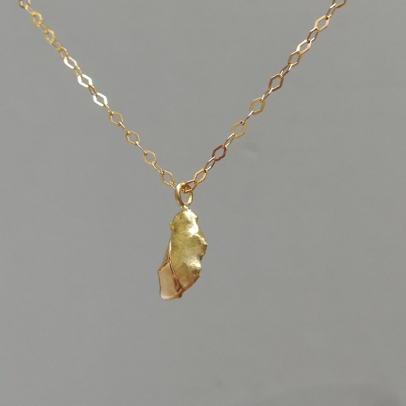 贵金属 项链 金色 - 18Kゴールド バイカラーメンズネックレス Gold Necklace_153028