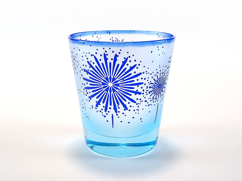 大輪華【空瑠璃】 - 茶具/茶杯 - 玻璃 蓝色
