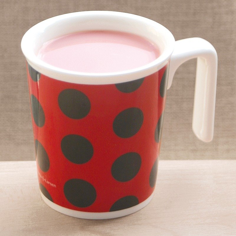 小瓢虫 亲亲马克杯 (彩蘑菇系) - 咖啡杯/马克杯 - 瓷 红色