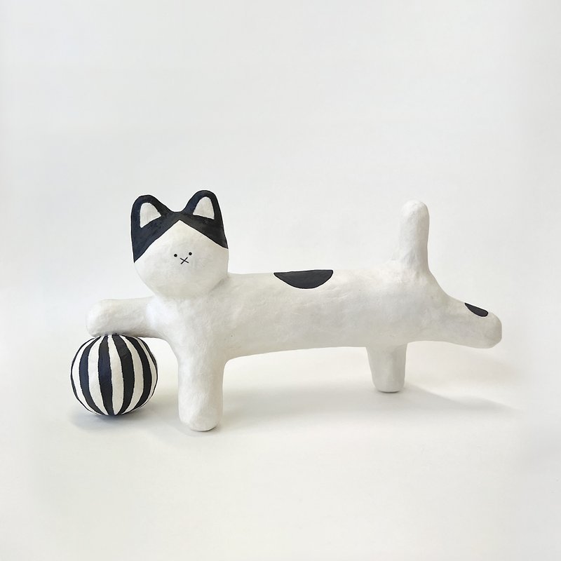 dotdotdot 猫公仔系列 - 玩偶/公仔 - 纸 白色