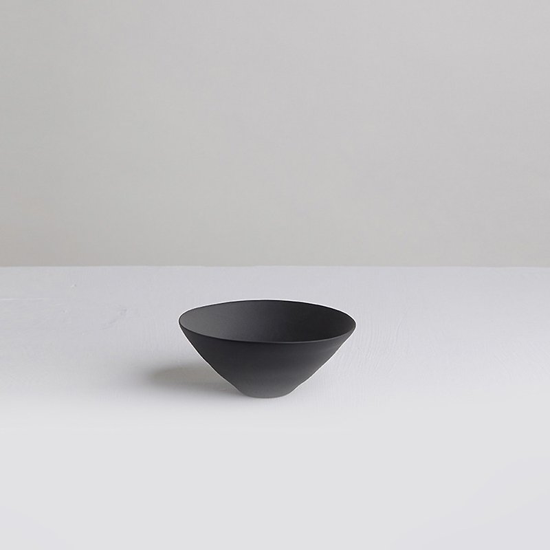 【3,co】水波系列小碗(1号) - 黑 - 碗 - 瓷 黑色