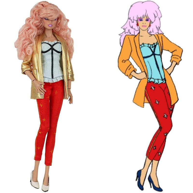 ELENPRIV Hollywood Jem outfit from Jem &amp; the Holograms for Color Infusion