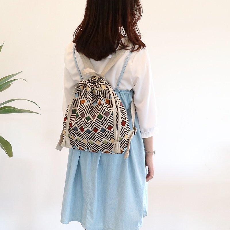 handmade cute backpacks for girls small bags - 后背包/双肩包 - 其他材质 多色