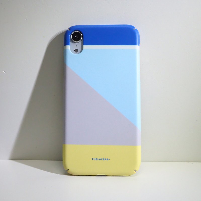 免费刻字 | 简约撞色拼接LIGHT BLUE iPhone Case 原创手机壳硬壳 - 手机壳/手机套 - 塑料 蓝色