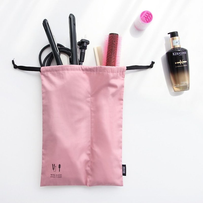 ICONIC 旅行分隔束口袋-妆发用品-粉红,ICO52538 - 化妆包/杂物包 - 塑料 粉红色
