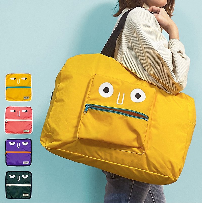 【Travel Monster】折りたたみボストンバッグ 選べる４色 - 行李箱/行李箱保护套 - 聚酯纤维 黄色