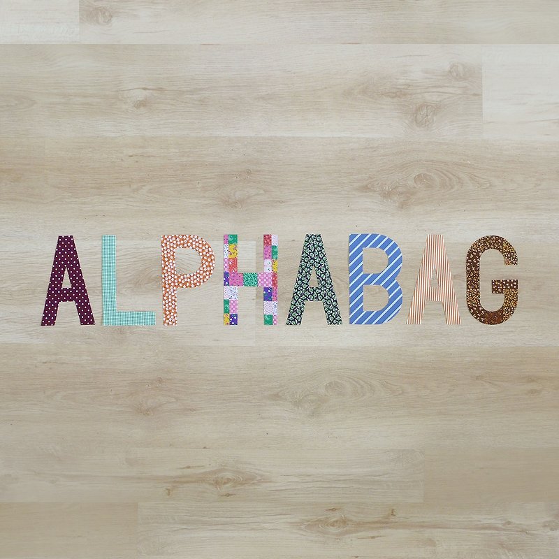 加购商品 - AlphaBAG 英文字母 - 其他 - 棉．麻 多色