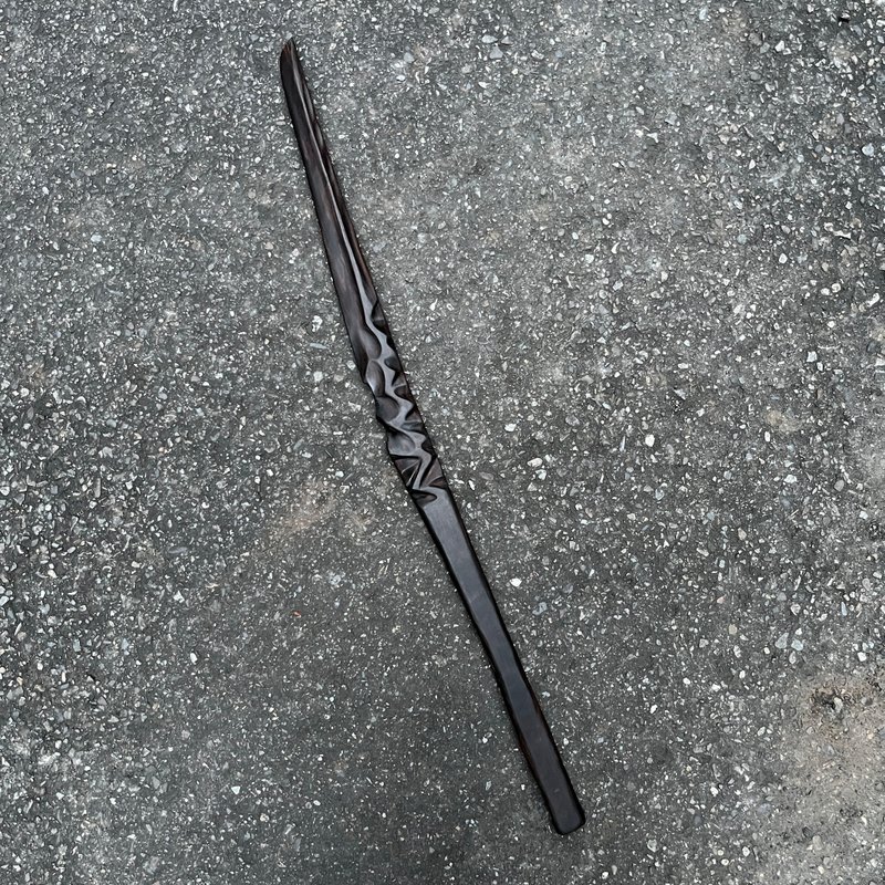 我贩剑　黑妖刀　叔寂　手工木剑　艺术木刀　魔剑 - 摆饰 - 木头 黑色