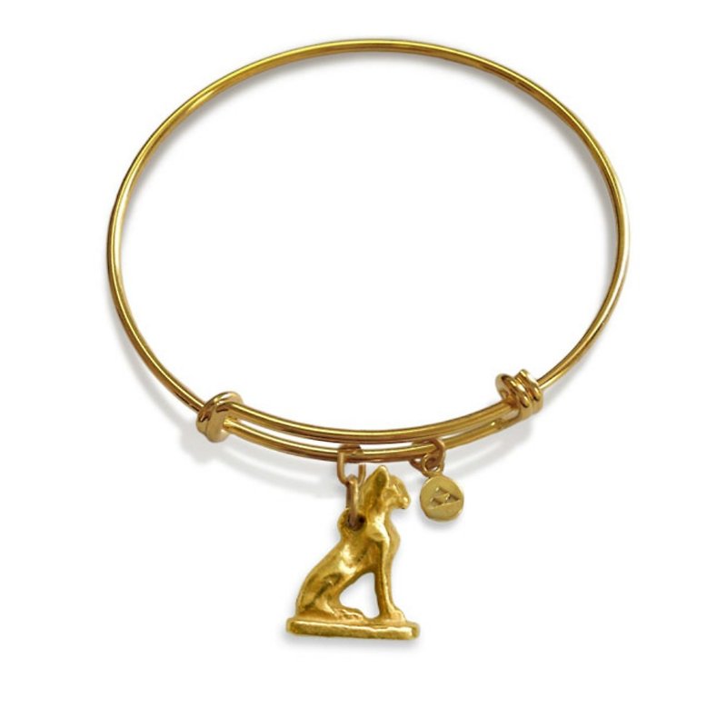 古埃及巴斯特猫手圈 - 手链/手环 - 其他金属 金色