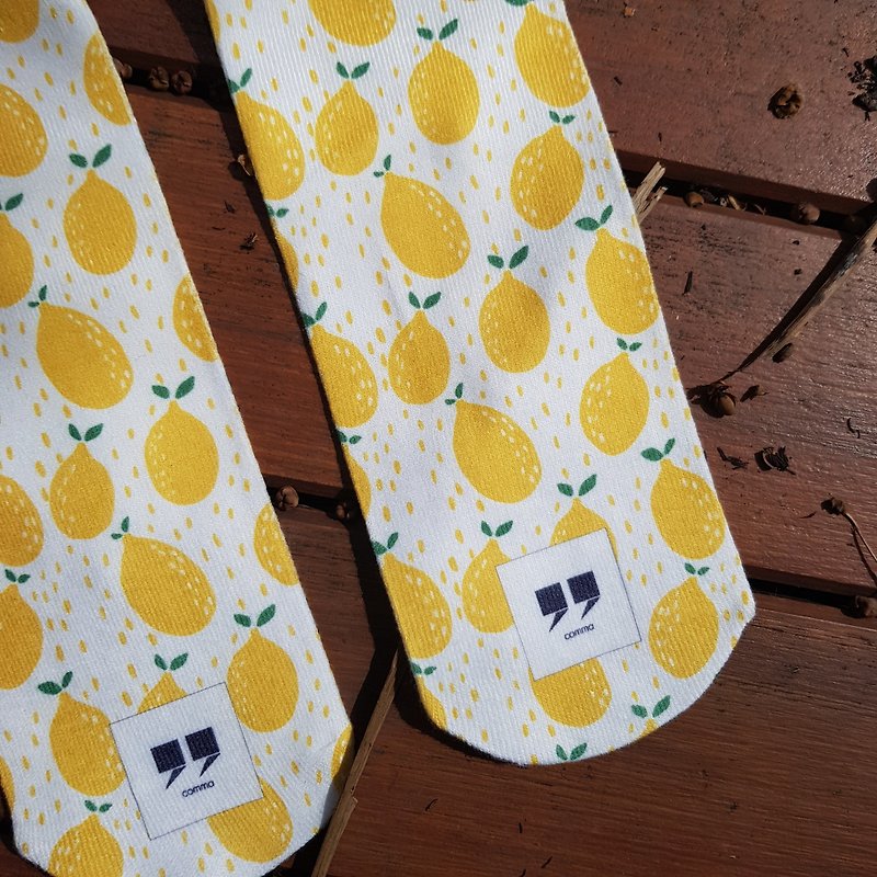 Lemon Sock - 袜子 - 棉．麻 