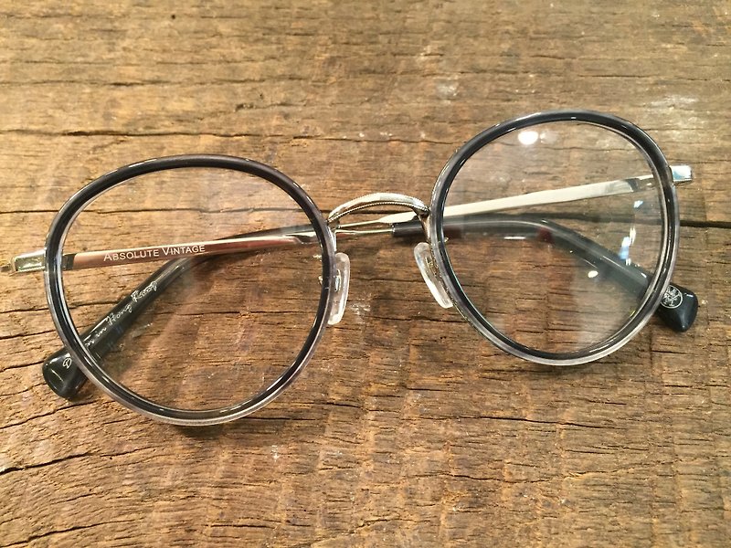 Absolute Vintage - Pedder Street 毕打街 圆形幼框板材眼镜 - Gray 灰色 - 眼镜/眼镜框 - 塑料 