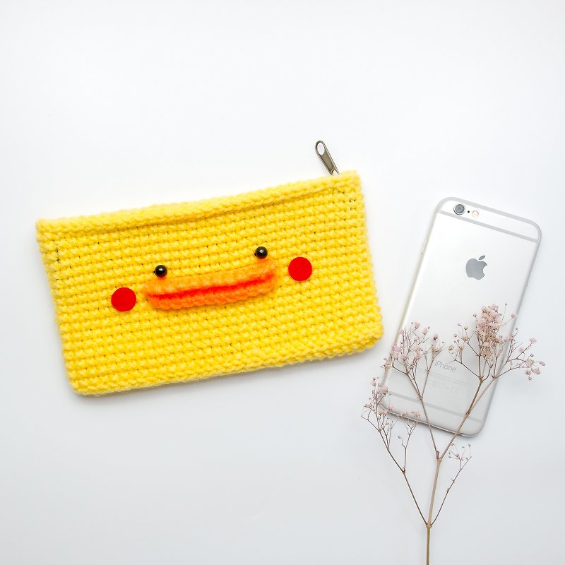 OOAK Gifts - Crochet Everyday Bag/ The Duck. - 其他 - 其他材质 黄色