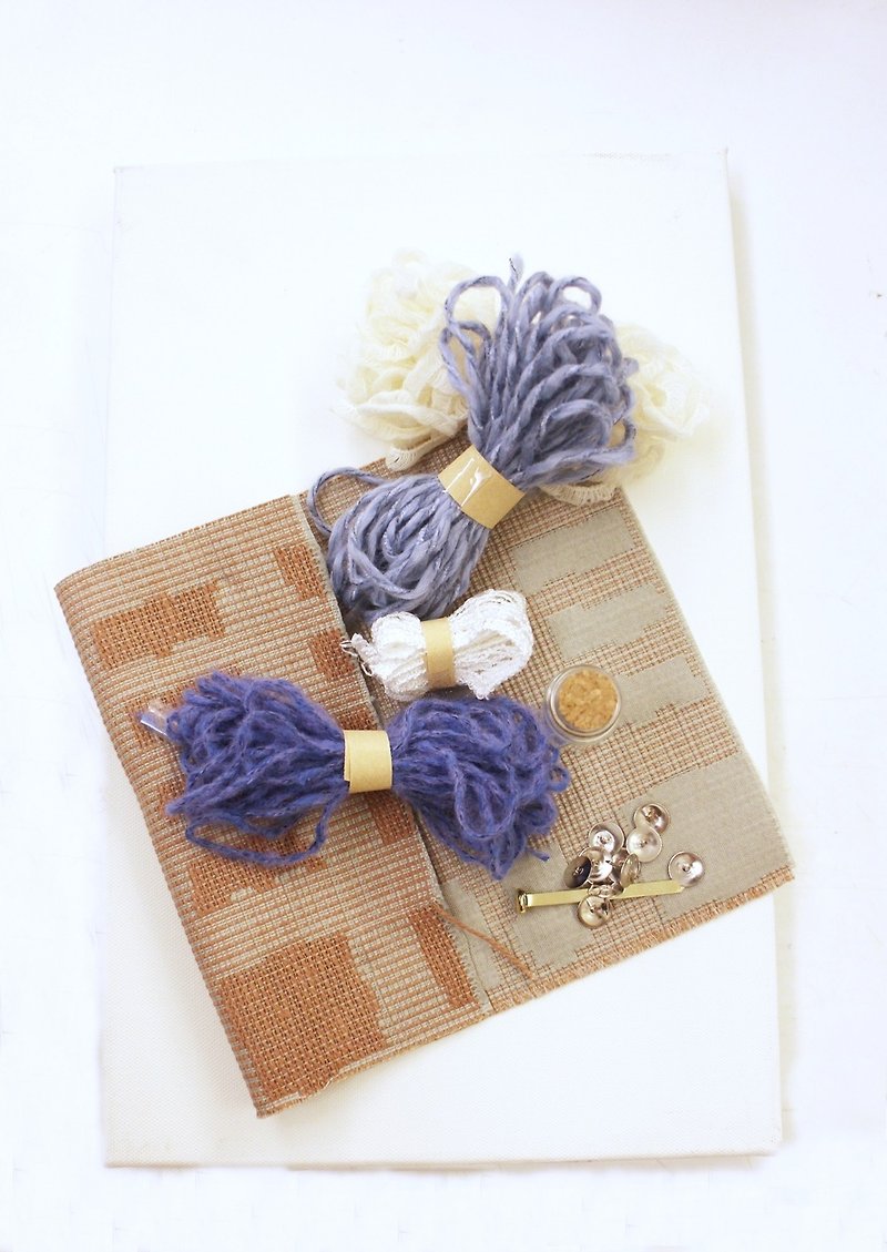 海洋-材料包 - 编织/刺绣/羊毛毡/裁缝 - 棉．麻 蓝色
