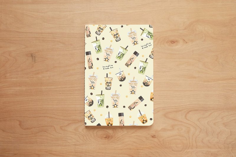 Large Notebook : Inception of BoBa Tea - 笔记本/手帐 - 纸 橘色