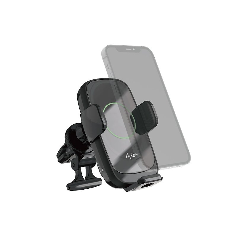 【Avier】VeeHold 15W Qi无线充电车架-自动对位感应线圈 - 手机充电及周边 - 塑料 黑色