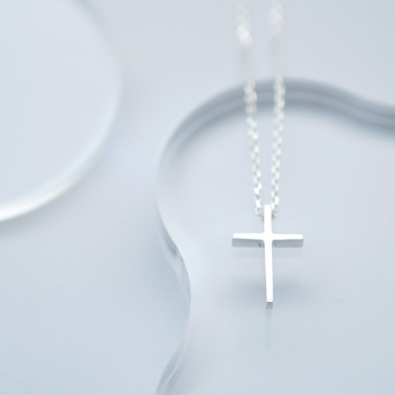Classic 十字架 ネックレス シルバー925 - 项链 - 其他金属 银色