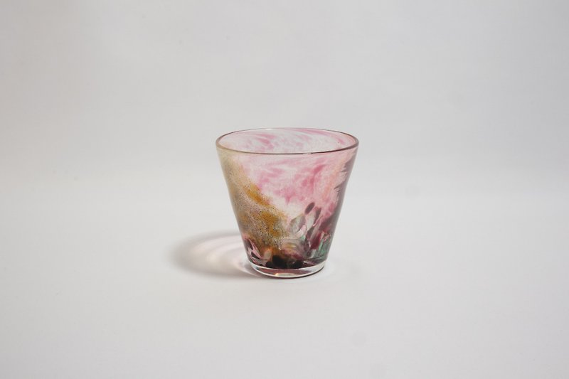 粉彩水杯-新竹手工玻璃 - 杯子 - 玻璃 粉红色