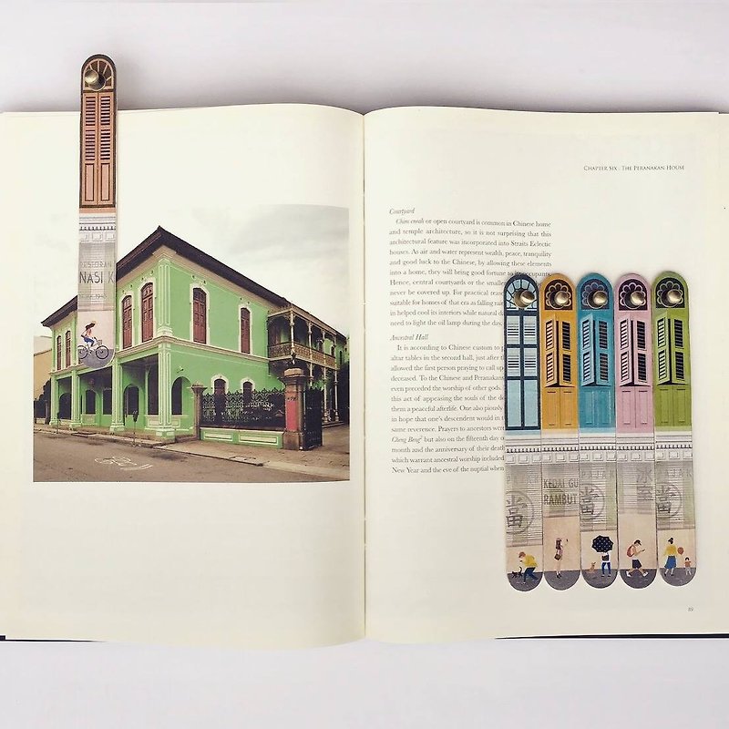 Window Mark - Handmade bookmark - Heritage Stories - 书签 - 木头 多色