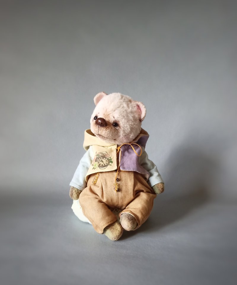 Teddy bear Truffle. Teddy bear Truffle. In a single copy. Height - 19 cm . - 玩偶/公仔 - 其他材质 卡其色
