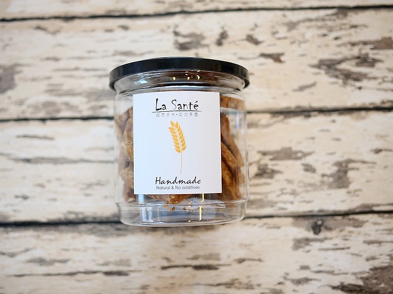 La Santé法式手工果酱 - 核桃燕麦手工饼干 - 谷物麦片 - 新鲜食材 咖啡色