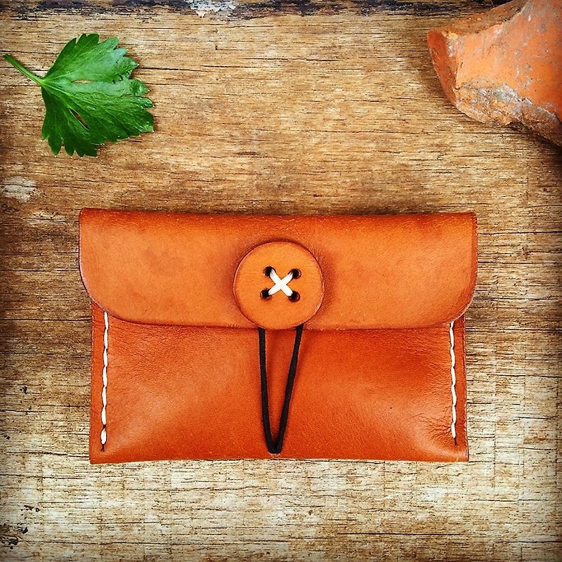 Coin Purse (color Tanned) - 名片夹/名片盒 - 真皮 