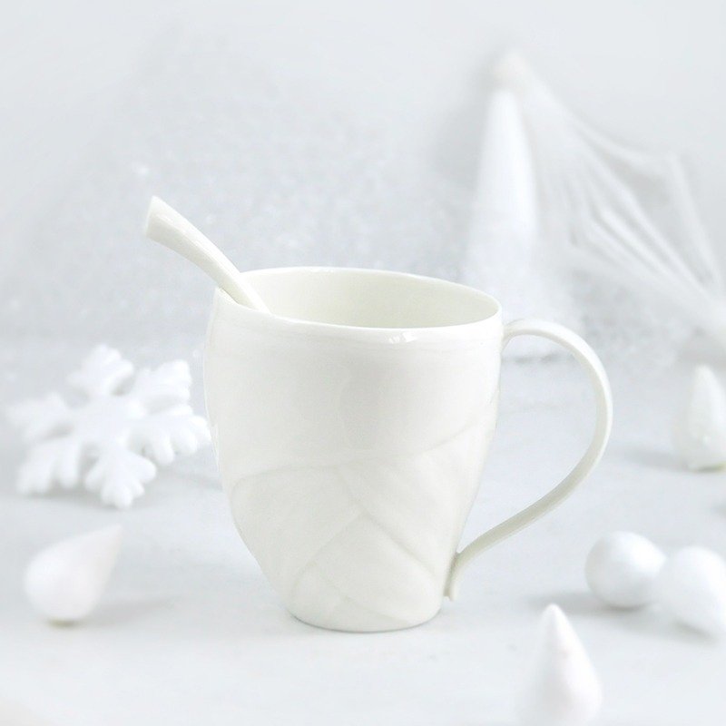 冬寻-定窑 - 咖啡杯/马克杯 - 瓷 白色