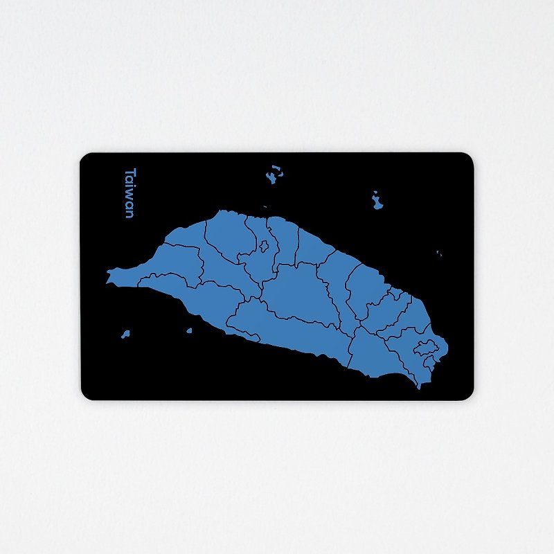 台湾地图 TAIWAN MAP | 晶片悠游卡 - 其他 - 其他材质 蓝色