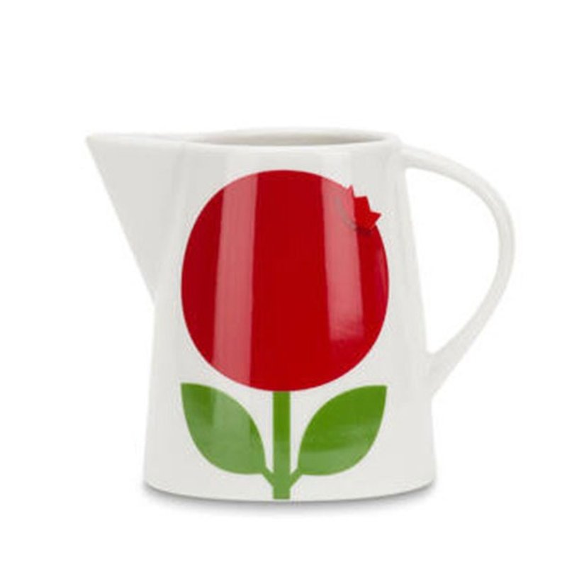 ♥情人节礼物♥  可爱北欧复古风 Floryd越橘莓小奶盅 - 咖啡杯/马克杯 - 瓷 红色