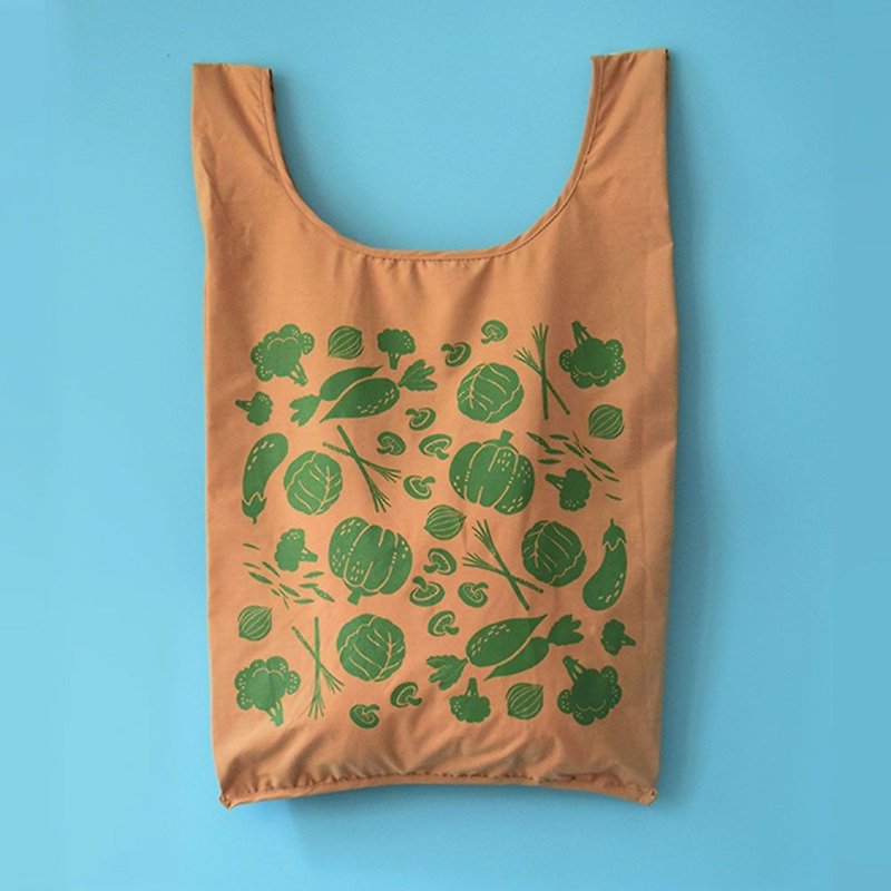 市场背心袋/菜市场/菠菜绿 - 手提包/手提袋 - 棉．麻 绿色