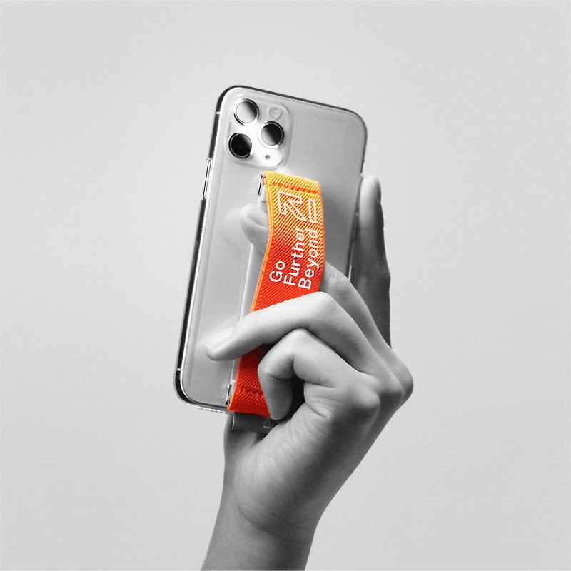 D-Strap 最舒服的手机带【日落橙】 | 不再摔手机 iPhone 15 - 手机配件 - 其他人造纤维 橘色