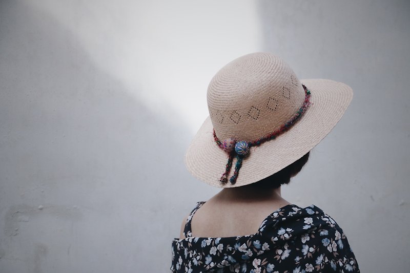造型女帽-纱丽线(球球款) - 帽子 - 其他材质 