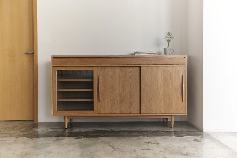 多功能器物柜 ( 两种尺寸) - 衣柜/鞋柜 - 木头 咖啡色