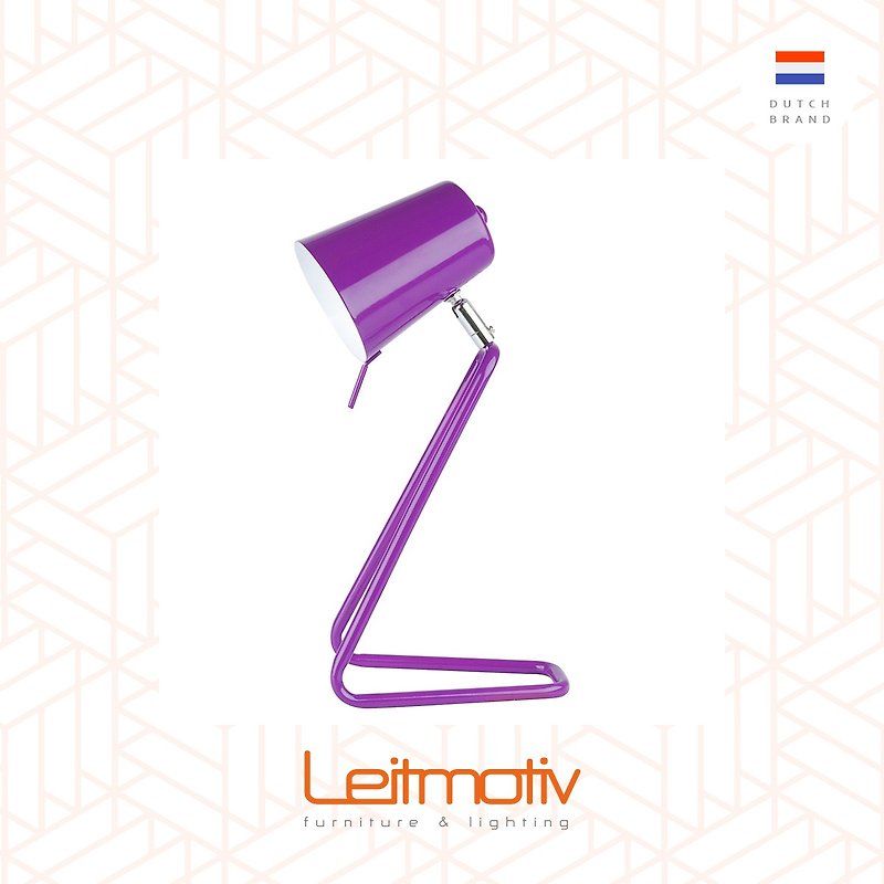 Leitmotiv Table lamp Z - 紫色Z 枱灯 - 灯具/灯饰 - 其他金属 紫色