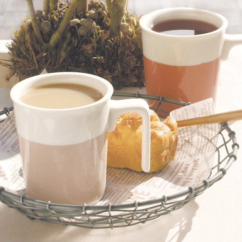 【结伴饮茶欢】英奶茶+覆盆莓-亲亲马克杯 礼盒/ 可加购盖 - 咖啡杯/马克杯 - 瓷 多色
