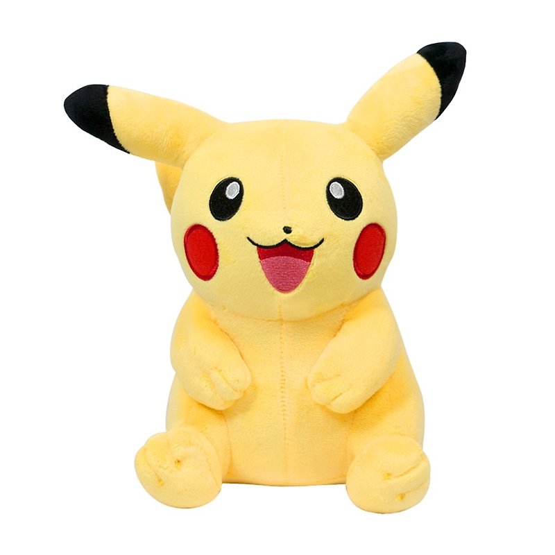 Pokemon宝可梦 皮卡丘坐姿款20cm - 玩偶/公仔 - 聚酯纤维 黄色