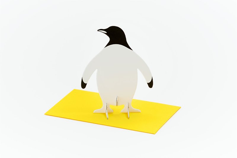 立体卡片 Penguin/Standing Message Card - 卡片/明信片 - 纸 多色