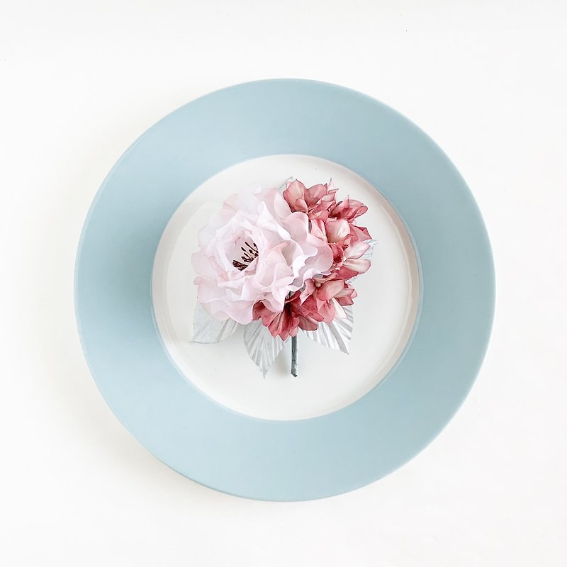 Corsage : bouquet 03 - 胸花/手腕花 - 聚酯纤维 粉红色