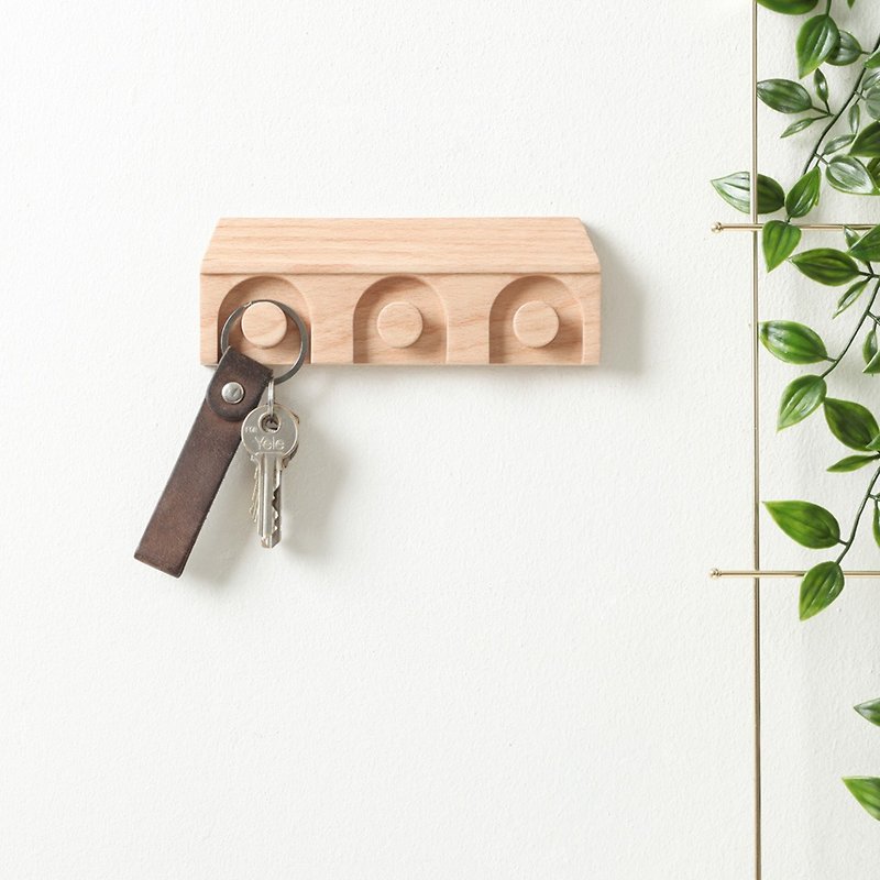 【手工】Pana Objects 小豪宅-钥匙圈 - 钥匙链/钥匙包 - 木头 咖啡色