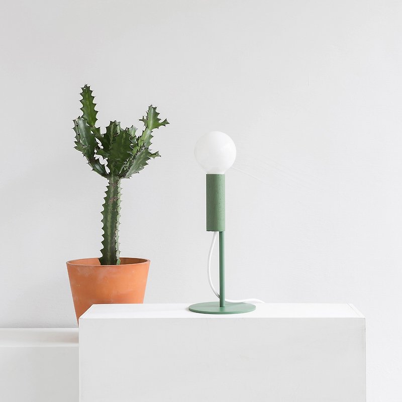 CHERRY Table Lamp | 木制磁性吸附桌灯 | 绿色 - 灯具/灯饰 - 其他材质 