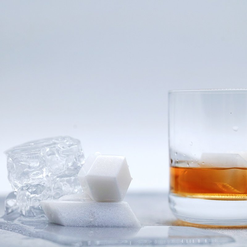 雪狮冰酒石威士忌伴侣冰酒石 - 其他 - 石头 白色