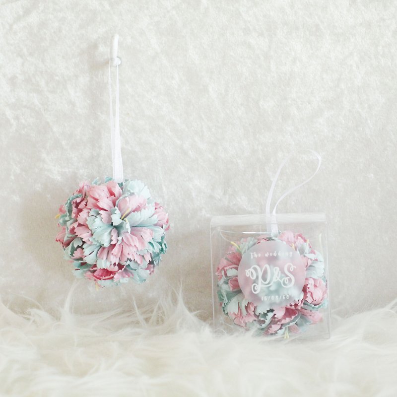 (Set 50 Pieces) Wedding Favour Aromatic Small Flower Ball  - 摆饰 - 纸 蓝色